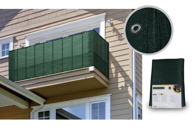 Finissage UV de voile du filet 0.9x5m d'ombre de HDPE de balcon 2